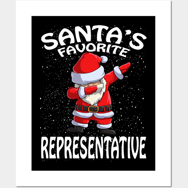 Santas Favorite Representative Christmas Wall Art by intelus